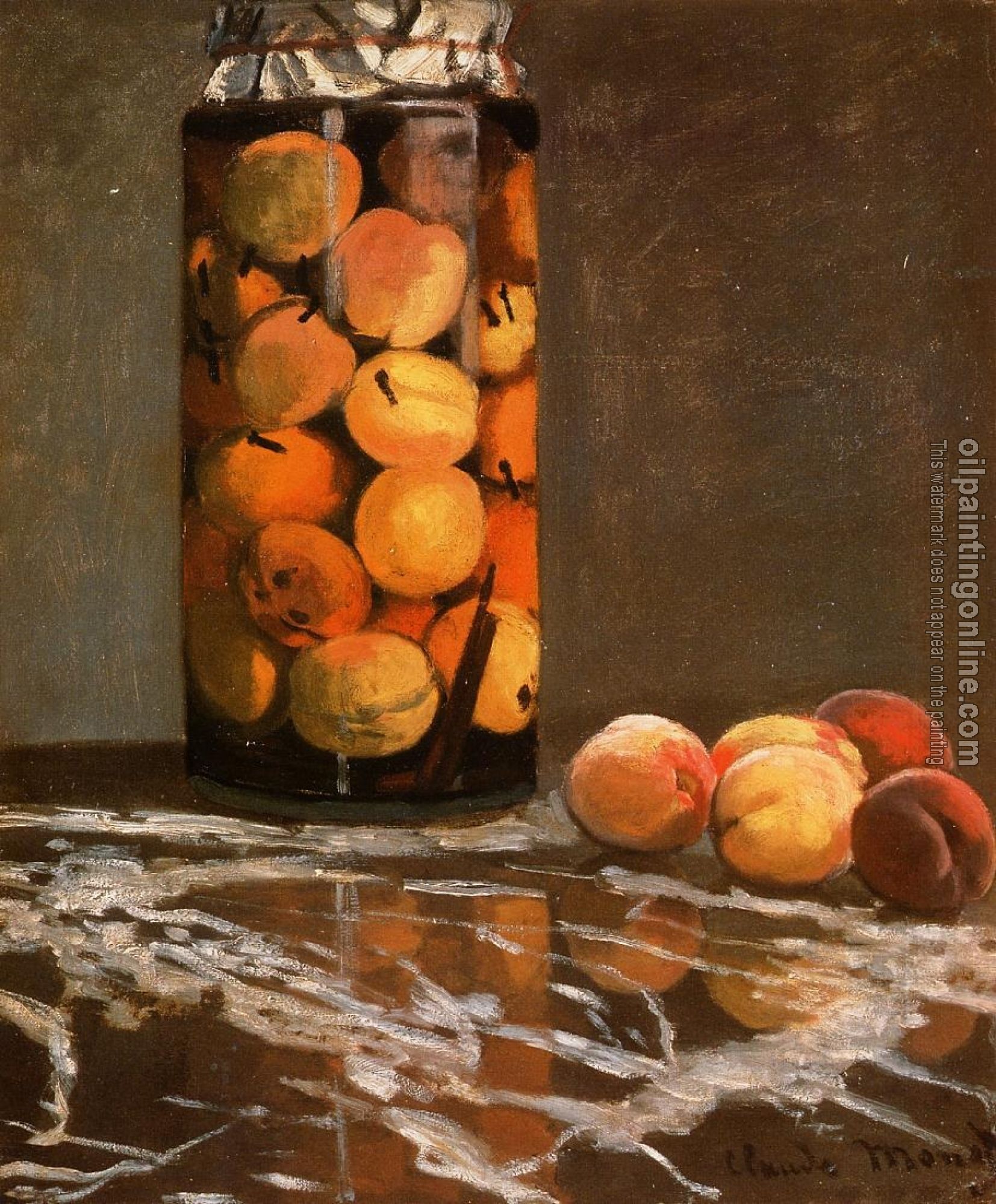 Monet, Claude Oscar - Jar of Peaches